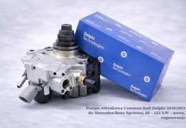Pompa wtryskowa Common Rail Delphi 28302063 do Mercedes-Benz Sprinter, 80 – 121 kW – nowa, regeneracja