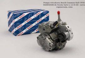 Pompa wtryskowa Bosch Common Rail CP3S3 0445010106 do Toyota Yaris I, 1.4 D-4D - nowa, regeneracja, cena