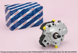 Pompa wtryskowa Bosch Common Rail CP3S3 0445010117 do Mercedes-Benz ML 450 CDI 4MATIC - OM629.912 - nowa, regeneracja, cena