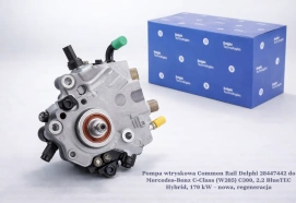 Pompa wtryskowa Common Rail Delphi 28447442 do Mercedes-Benz C-Class (W205) C300, 2.2 BlueTEC Hybrid, 170 kW – nowa, regeneracja