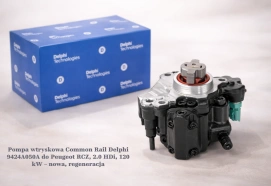 Pompa wtryskowa Common Rail Delphi 9424A050A do Peugeot RCZ, 2.0 HDi, 120 kW – nowa, regeneracja