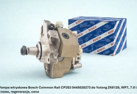 Pompa wtryskowa Bosch Common Rail CP3S3 0445020273 do Yutong ZK6129, WP7, 7.0 l - nowa, regeneracja, cena