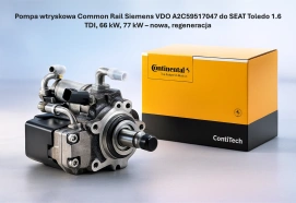 Pompa wtryskowa Common Rail Siemens VDO A2C59517047 do SEAT Toledo 1.6 TDI, 66 kW, 77 kW – nowa, regeneracja