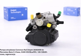Pompa wtryskowa Common Rail Delphi 28302059 do Mercedes-Benz C-Class, C220 CDI/BlueTEC, 120-125kW– nowa, regeneracja