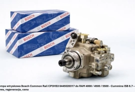 Pompa wtryskowa Bosch Common Rail CP3HS3 0445020317 do RAM 4000 / 4500 / 5500 - Cummins ISB 6.7– nowa, regeneracja, cena