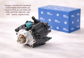 Pompa wtryskowa Common Rail Delphi 9424A050A do Ford C-MAX II, 2.0 TDCi, 85 kW, 103 kW, 100 kW, 120 kW – nowa, regeneracja