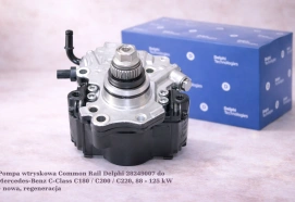 Pompa wtryskowa Common Rail Delphi 28249007 do Mercedes-Benz C-Class C180 / C200 / C220, 88 - 125 kW – nowa, regeneracja