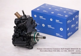 Pompa wtryskowa Common Rail Delphi 28447438 do Mercedes-Benz CLS 250, 2.2 CDI, 150 kW – nowa, regeneracja