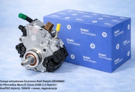 Pompa wtryskowa Common Rail Delphi 28348663 do Mercedes-Benz E-Class E300 2.2 Hybrid / BlueTEC Hybrid, 150kW – nowa, regeneracja