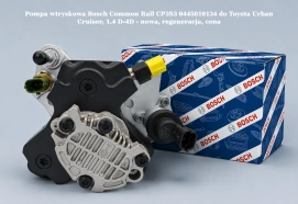 Pompa wtryskowa Bosch Common Rail CP3S3 0445010134 do Toyota Urban Cruiser, 1.4 D-4D - nowa, regeneracja, cena