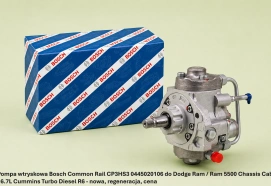 Pompa wtryskowa Bosch Common Rail CP3HS3 0445020106 do Dodge Ram / Ram 5500 Chassis Cab - 6.7L Cummins Turbo Diesel R6 - nowa, regeneracja, cena