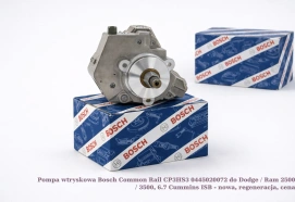 Pompa wtryskowa Bosch Common Rail CP3HS3 0445020072 do Dodge / Ram 2500 / 3500, 6.7 Cummins ISB - nowa, regeneracja, cena