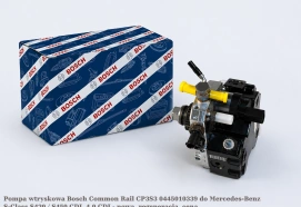 Pompa wtryskowa Bosch Common Rail CP3S3 0445010339 do Mercedes-Benz S-Class S420 / S450 CDI, 4.0 CDI - nowa, regeneracja, cena