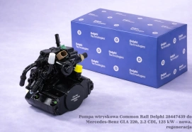 Pompa wtryskowa Common Rail Delphi 28447439 do Mercedes-Benz GLA 220, 2.2 CDI, 125 kW – nowa, regeneracja