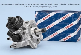 Pompa Bosch Exchange BX CP4 0986437433 do Audi / Seat / Skoda / Volkswagen, 2.0 TDI – nowa, regeneracja, cena