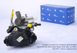 Pompa wtryskowa Common Rail Delphi 28447439 do Mercedes-Benz GLK 220, 2.2 CDI, 125 kW – nowa, regeneracja