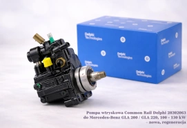 Pompa wtryskowa Common Rail Delphi 28302063 do Mercedes-Benz GLA 200 / GLA 220, 100 - 130 kW – nowa, regeneracja