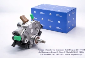 Pompa wtryskowa Common Rail Delphi 28447442 do Mercedes-Benz C-Class T-Model (S205) C250, 2.2 BlueTEC / d, 150 kW – nowa, regeneracja