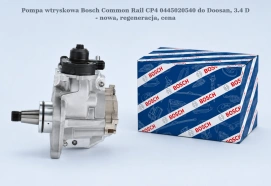 Pompa wtryskowa Bosch Common Rail CP4 0445020542 do Doosan, 3.4 D - nowa, regeneracja, cena