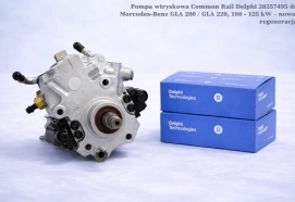 Pompa wtryskowa Common Rail Delphi 28257495 do Mercedes-Benz GLA 200 / GLA 220, 100 - 125 kW – nowa, regeneracja