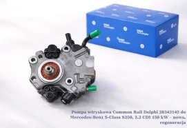 Pompa wtryskowa Common Rail Delphi 28343145 do Mercedes-Benz S-Class S250, 2.2 CDI, 150 kW – nowa, regeneracja