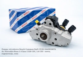 Pompa wtryskowa Bosch Common Rail CP3S3 0445010078 do Mercedes-Benz C-Class C320 CDI, 3.0 CDI - nowa, regeneracja, cena