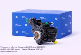 Pompa wtryskowa Common Rail Delphi 28212378 do Citroën C4 Picasso / Grand Picasso, 100 kW – nowa, regeneracja