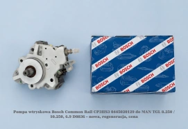 Pompa wtryskowa Bosch Common Rail CP3HS3 0445020129 do MAN TGL 8.250 / 10.250, 6.9 D0836 - nowa, regeneracja, cena