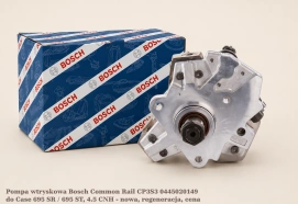 Pompa wtryskowa Bosch Common Rail CP3S3 0445020149 do Case 695 SR / 695 ST, 4.5 CNH - nowa, regeneracja, cena