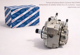 Pompa wtryskowa Bosch Common Rail CP3HS3 0445020302 do KAMAZ 43502-F6, 6.7L Cummins ISB - nowa, regeneracja, cena