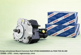 Pompa wtryskowa Bosch Common Rail CP3S3 0445020023 do MAN TGS 26.390 – D2066 – LF02 - nowa, regeneracja, cena