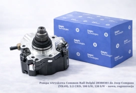 Pompa wtryskowa Common Rail Delphi 28388381 do Jeep Compass (MK49), 2.2 CRD, 100 kW, 120 kW – nowa, regeneracja