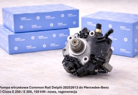 Pompa wtryskowa Common Rail Delphi 28252613 do Mercedes-Benz E-Class E 250 / E 300, 150 kW– nowa, regeneracja