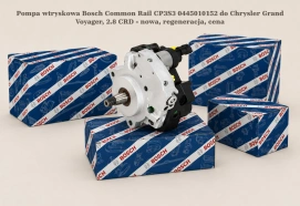 Pompa wtryskowa Bosch Common Rail CP3S3 0445010152 do Chrysler Grand Voyager, 3.0 CRDi - nowa, regeneracja, cena