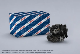 Pompa wtryskowa Bosch Common Rail CP3S3 0445010340 do Audi Q7 I / 4LB, 4.2 V8 TDI - nowa, regeneracja, cena