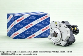Pompa wtryskowa Bosch Common Rail CP3S3 0445020023 do MAN TGA 18.390 / 18.400 – D2066 LF02/LF12 - nowa, regeneracja, cena