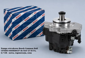 Pompa wtryskowa Bosch Common Rail CP3HS3 0445020137 do DAF LF 55 FA, 6.7 GR - nowa, regeneracja, cena