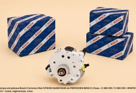 Pompa wtryskowa Bosch Common Rail CP3HS3 0445010245 do MERCEDES BENZ C-Class - C 300 CDI / C 350 CDI / 4MATIC, 3.0 l - nowa, regeneracja, cena