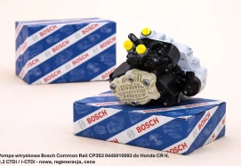 Pompa wtryskowa Bosch Common Rail CP3S3 0445010093 do Honda CR-V, 2.2 CTDi / i-CTDi - nowa, regeneracja, cena