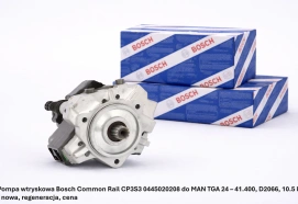 Pompa wtryskowa Bosch Common Rail CP3S3 0445020208 do MAN TGA 24 – 41.400, D2066, 10.5 l - nowa, regeneracja, cena
