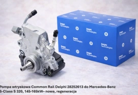 Pompa wtryskowa Common Rail Delphi 28252613 do Mercedes-Benz S-Class S 320, 145-165kW– nowa, regeneracja