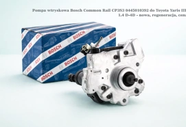 Pompa wtryskowa Bosch Common Rail CP3S3 0445010392 do Toyota Yaris III, 1.4 D-4D - nowa, regeneracja, cena