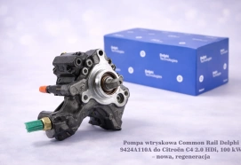 Pompa wtryskowa Common Rail Delphi 9424A110A do Citroën C4 2.0 HDi, 100 kW – nowa, regeneracja