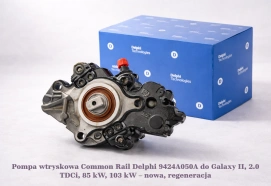Pompa wtryskowa Common Rail Delphi 9424A050A do Galaxy II, 2.0 TDCi, 85 kW, 103 kW – nowa, regeneracja