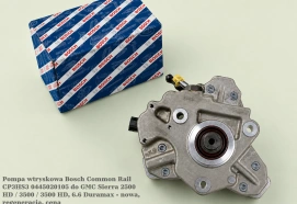Pompa wtryskowa Bosch Common Rail CP3HS3 0445020105 do GMC Sierra 2500 HD / 3500 / 3500 HD, 6.6 Duramax - nowa, regeneracja, cena