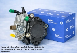 Pompa wtryskowa Common Rail Delphi 28348663 do Mercedes-Benz Sprinter 2.2 CDI 70 - 150kW – nowa, regeneracja