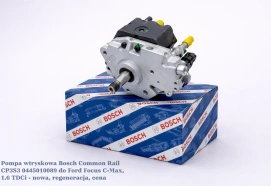 Pompa wtryskowa Bosch Common Rail CP3S3 0445010089 do Ford Focus C-Max, 1.6 TDCi - nowa, regeneracja, cena