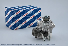Pompa Bosch Exchange BX CP4 0986437461 do Iveco, 3.0 FPT – nowa, regeneracja, cena
