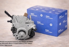 Pompa wtryskowa Common Rail Delphi 28348662 do Mercedes-Benz C-Class C220 2.2 CDI 125kW – nowa, regeneracja