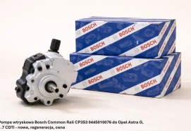Pompa wtryskowa Bosch Common Rail CP3S3 0445010076 do Opel Astra G, 1.7 CDTI - nowa, regeneracja, cena